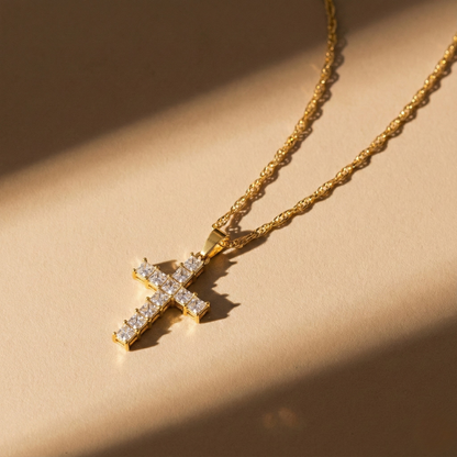 Prism Cross Necklace