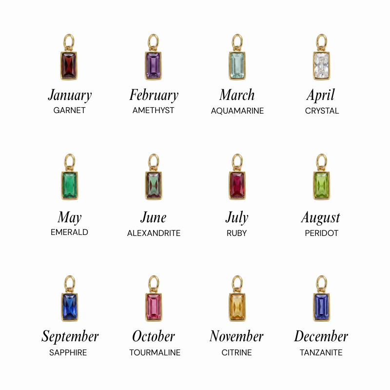 Birthstone Cross Bracelet