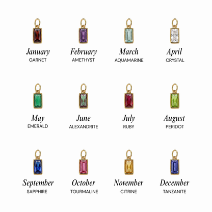 Birthstone Cross Bracelet