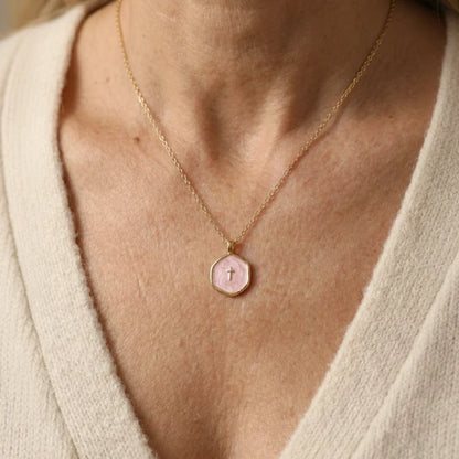 Luna Cross Necklace