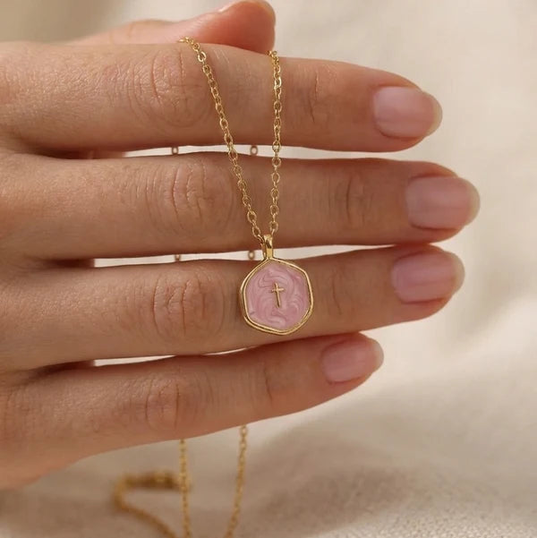 Luna Cross Necklace