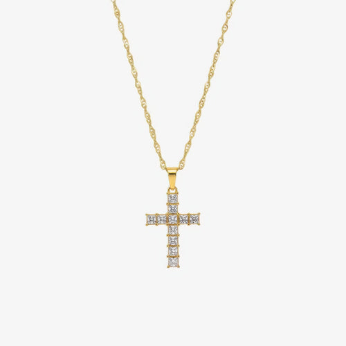 Prism Cross Necklace