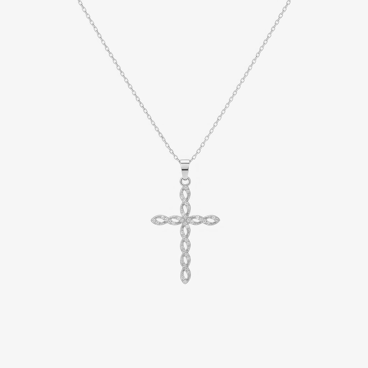 Twisted Cross Necklace