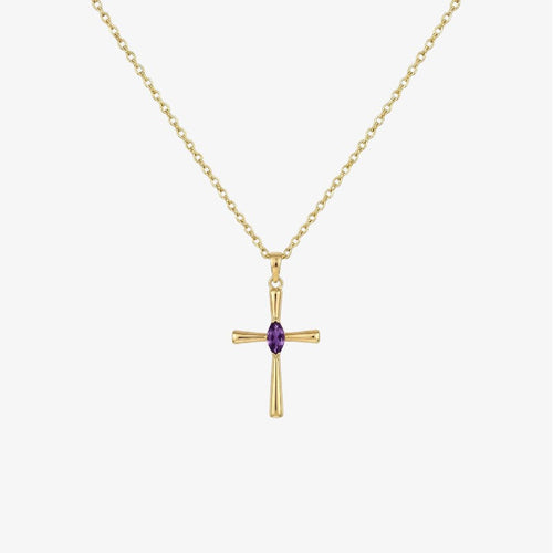 Birthstone Faith Necklace