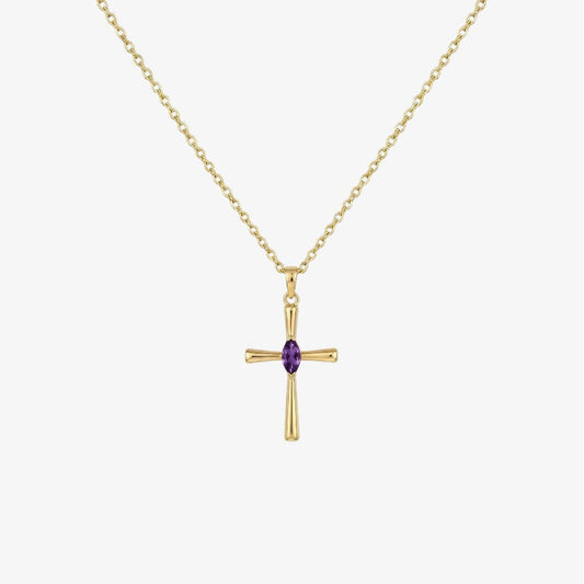 Birthstone Faith Necklace