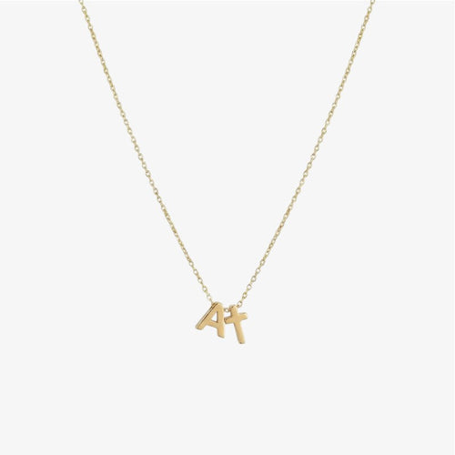 Initial Cross Necklace