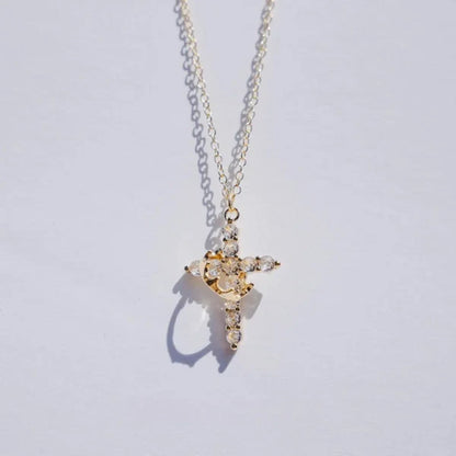 Cross & Crown Necklace